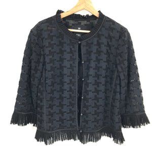 Doncaster Black Textured Blazer